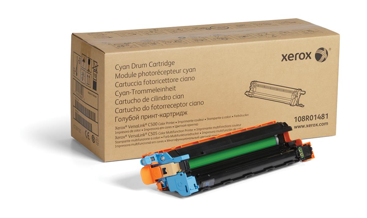 XEROX Drum Cartridge Cyan 40000 Pages (108R01481)