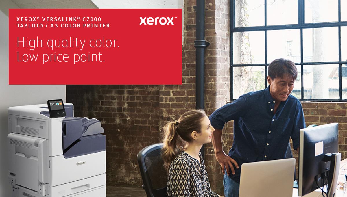 XEROX VersaLink C7000V_DN - Color Printer - Laser - A3 - USB / Ethernet / NFC Tap-to-Pair