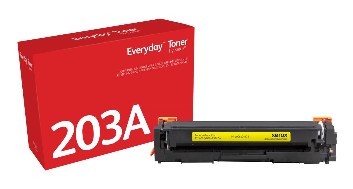 XEROX Toner Yellow cartridge equivalent to HP 203A Canon