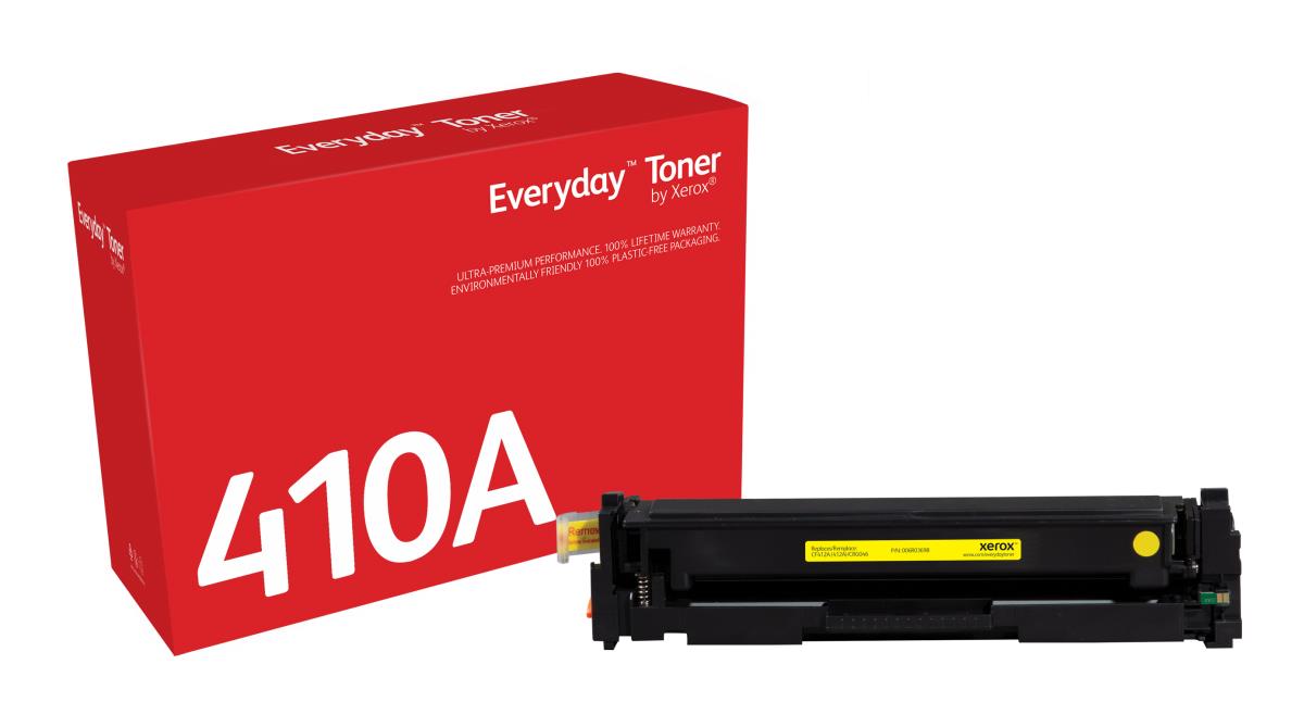 XEROX Yellow Toner Cartridge like HP 410A for Color Lase