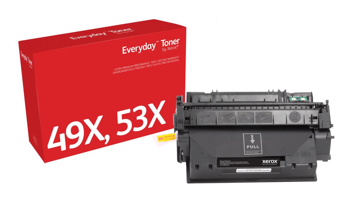 XEROX High Yield Black Toner Cartridge like HP 49X / 53X