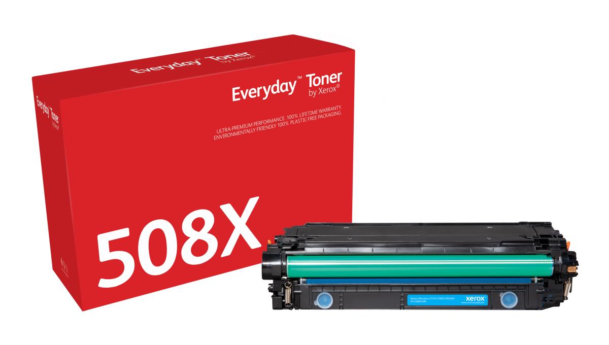 XEROX High Yield Cyan Toner Cartridge like HP 508X for C