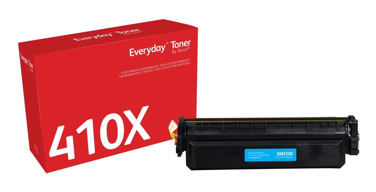 XEROX High Yield Cyan Toner Cartridge like HP 410X for C