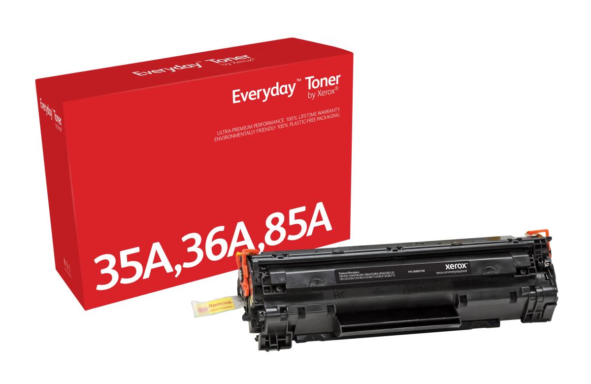 XEROX Black Toner Cartridge like HP 35A / 36A / 85A for