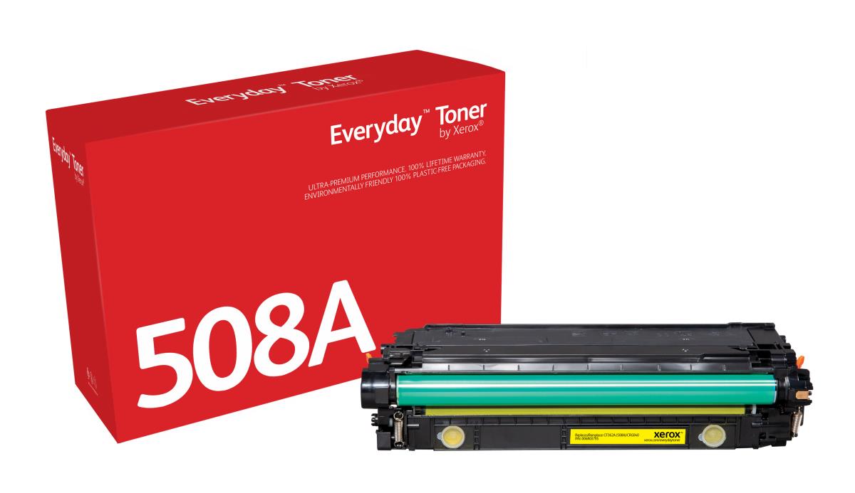 XEROX Yellow Toner Cartridge like HP 508A for Color Lase