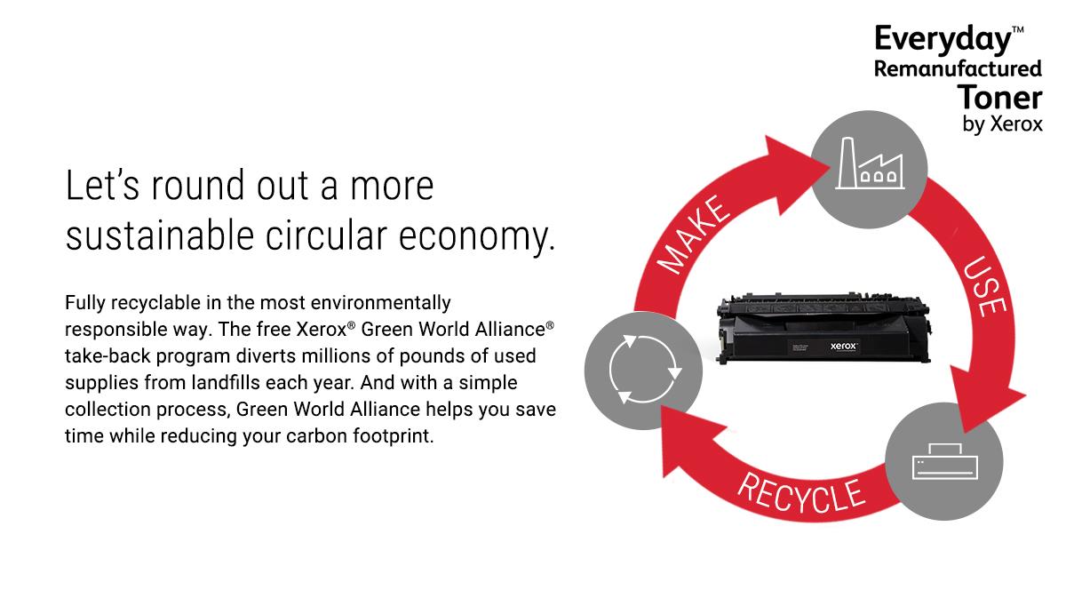 XEROX Everyday Compatible Toner Cartridge - Samsung CLT-C506L - High Capacity - 3500 Pages - Cyan