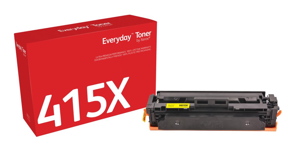 XEROX Everyday Compatible Toner Cartridge - Hp 414x (w2032x) - High Capacity - 6000 Pages - Yellow