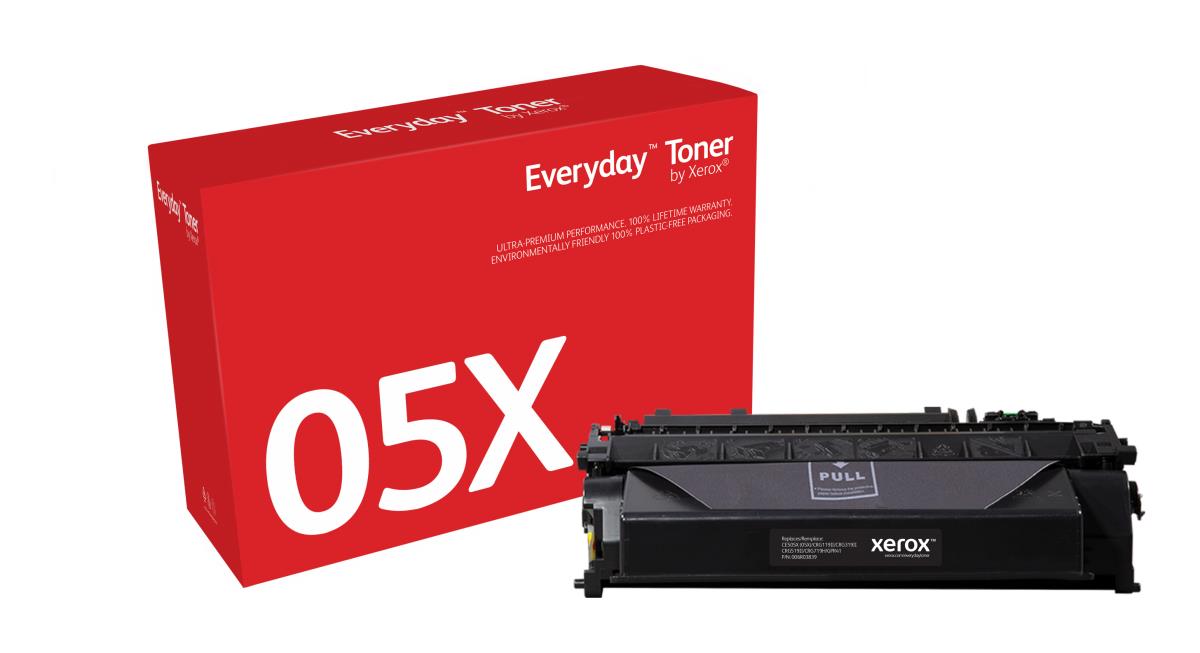 XEROX Everyday Compatible Toner Cartridge - HP 05X (CE505X) - High Capacity - 6500 Pages - Black