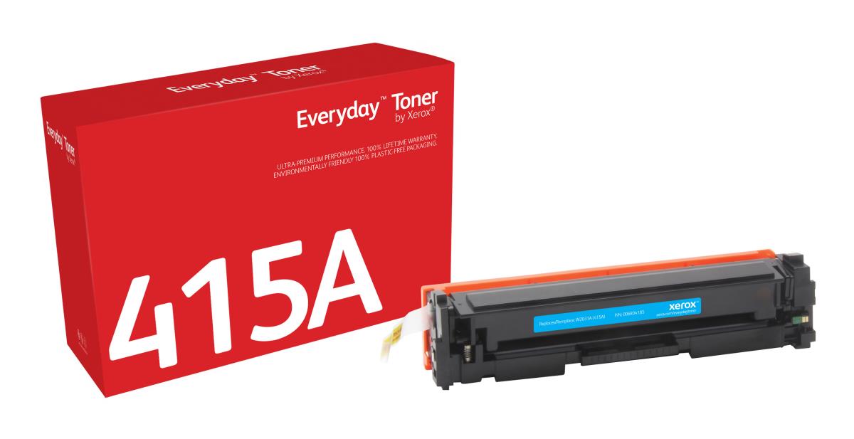 XEROX Everyday Compatible Toner Cartridge - HP 415A (W2031A) - Standard Yield - Cyan