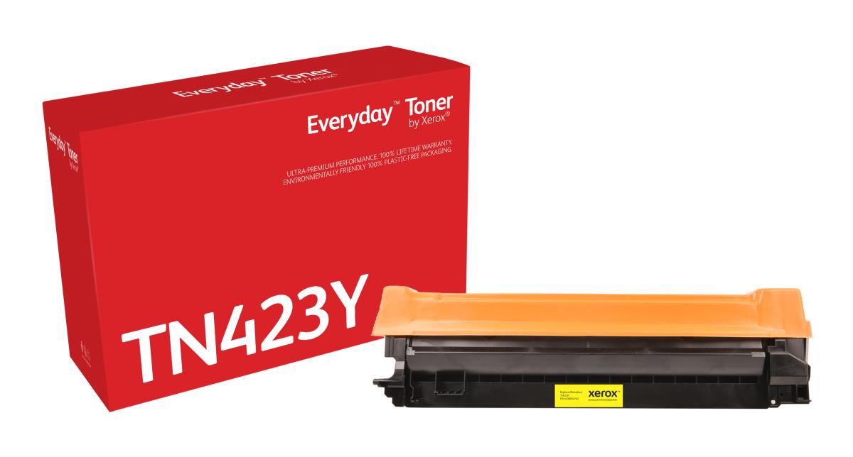 XEROX Everyday Compatible Toner Cartridge - Brother TN-421Y - High Capacity - 4000 Pages - Yellow