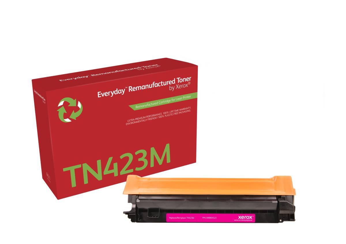 XEROX Everyday Remanufactured Compatible Toner Cartridge - Brother TN423M - High Capacity - 4000 Pages - Magenta