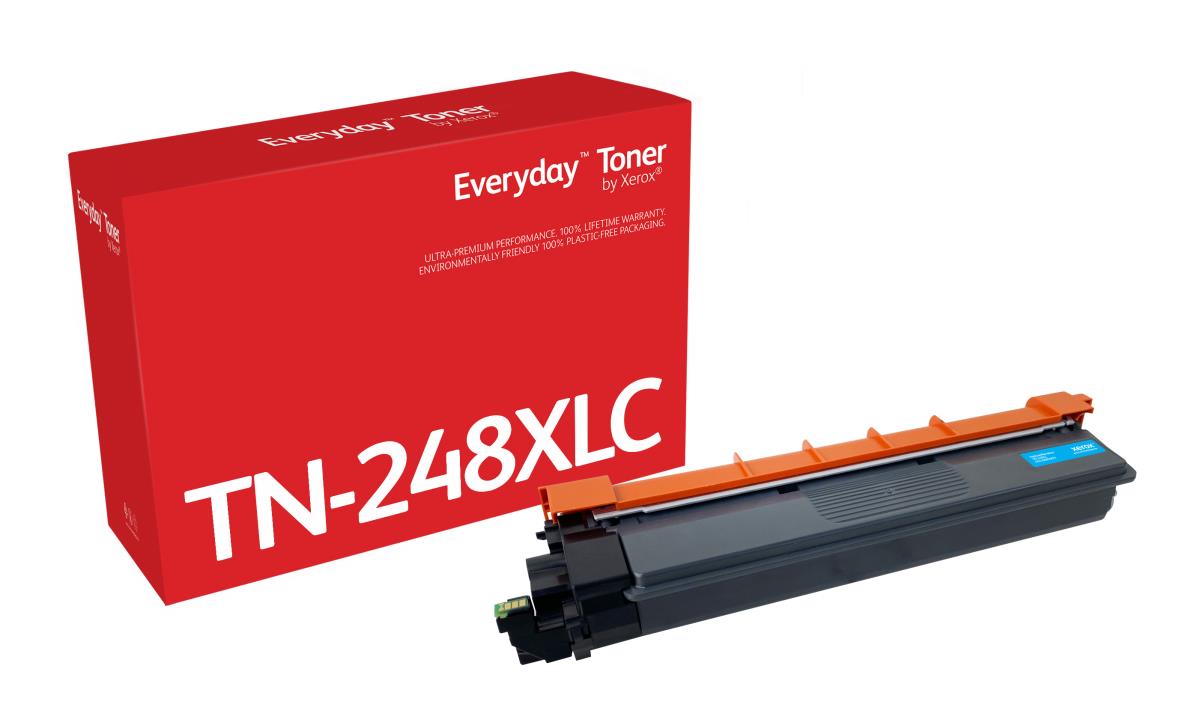 XEROX Everyday Compatible Toner Cartridge - Brother TN248XLC - High Yield - 2300 Pages - Cyan