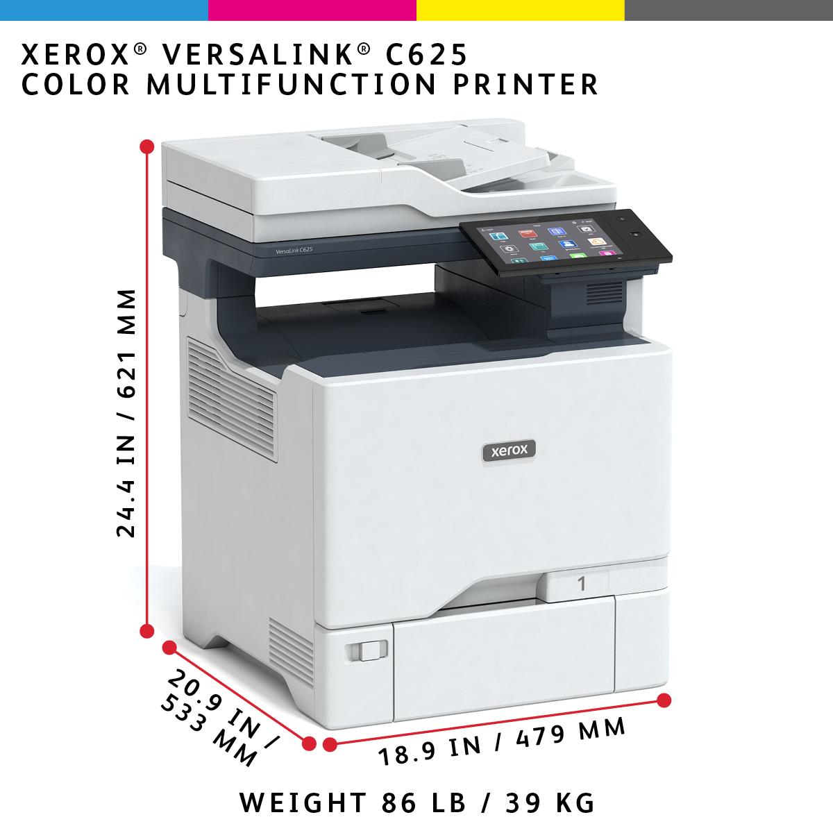 XEROX VersaLink C625V/DN - Color Multifunction - Laser - A4 - USB/ Ethernet / NFC