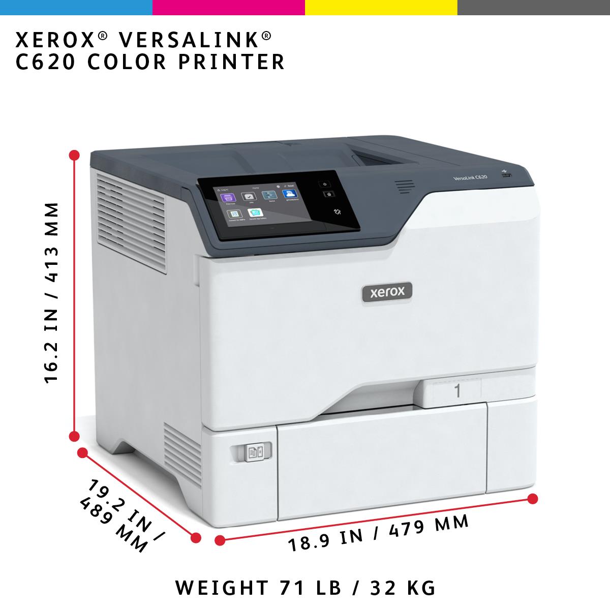 XEROX VersaLink C620V/DN - Color Multifunction - Laser - A4 - USB/ Ethernet / NFC