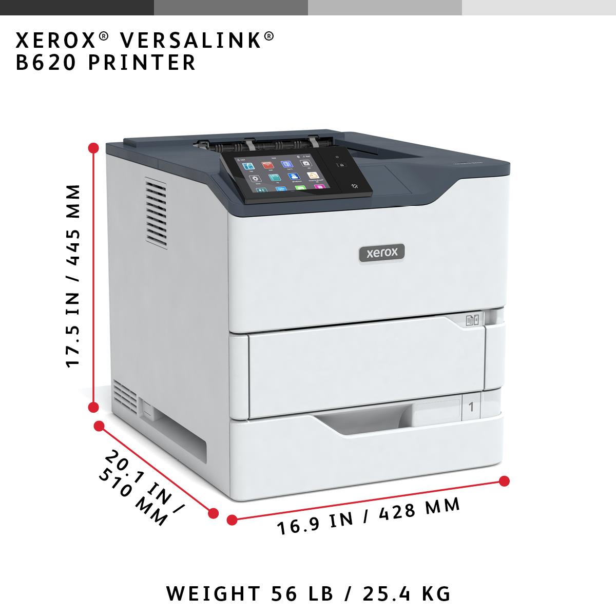 XEROX VersaLink B620V/DN - Printer - Laser - A4 - USB/ Ethernet / NFC