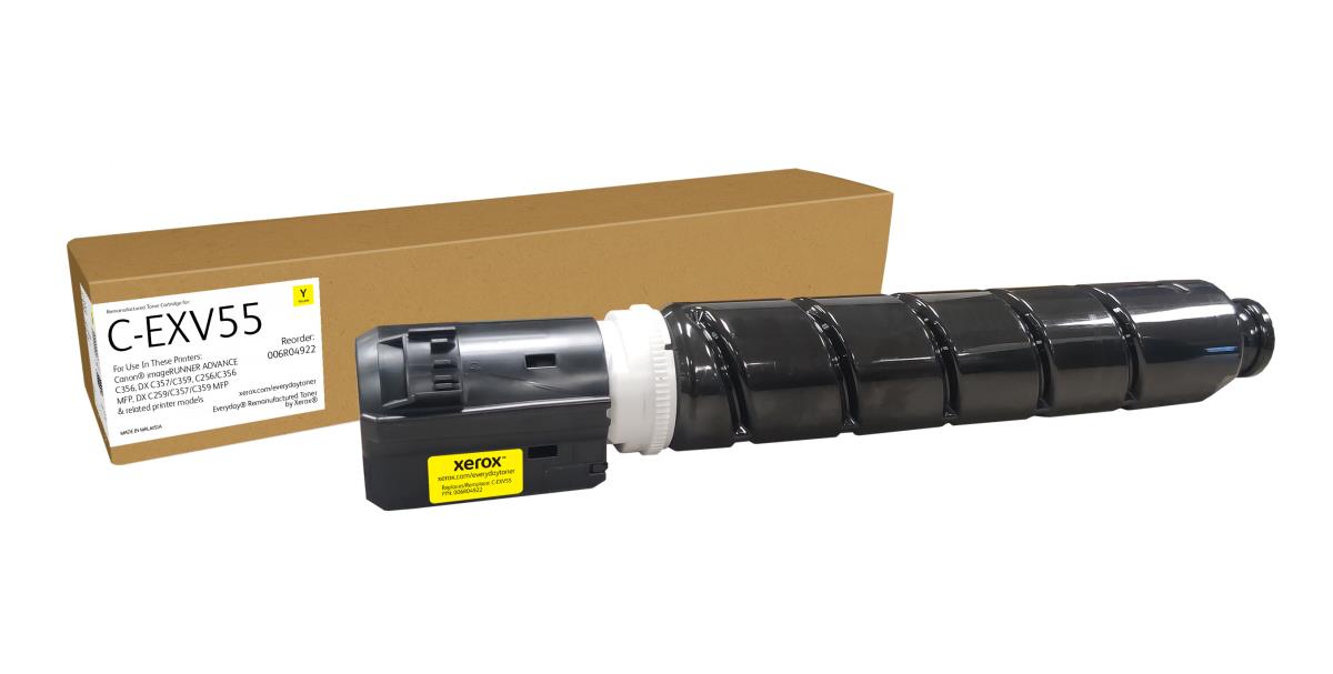XEROX Everyday Remanufactured Compatible Toner Cartridge - Canon 2185C002AA - Standard Capacity - 18000 Pages - Yellow