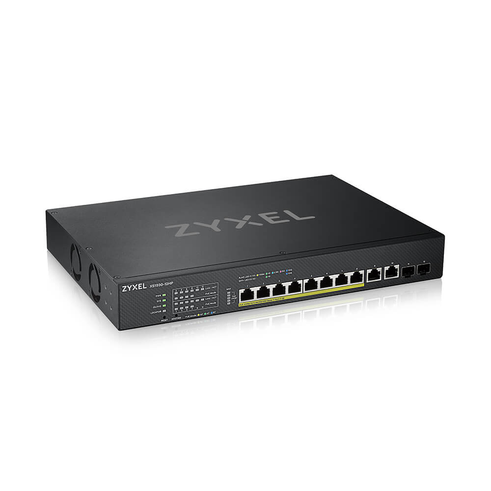 ZYXEL Xs1930 12hp - Multi-gigabit Smart Managed Switch Poe - 12 Port