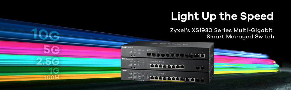 ZYXEL Xs1930 12hp - Multi-gigabit Smart Managed Switch Poe - 12 Port