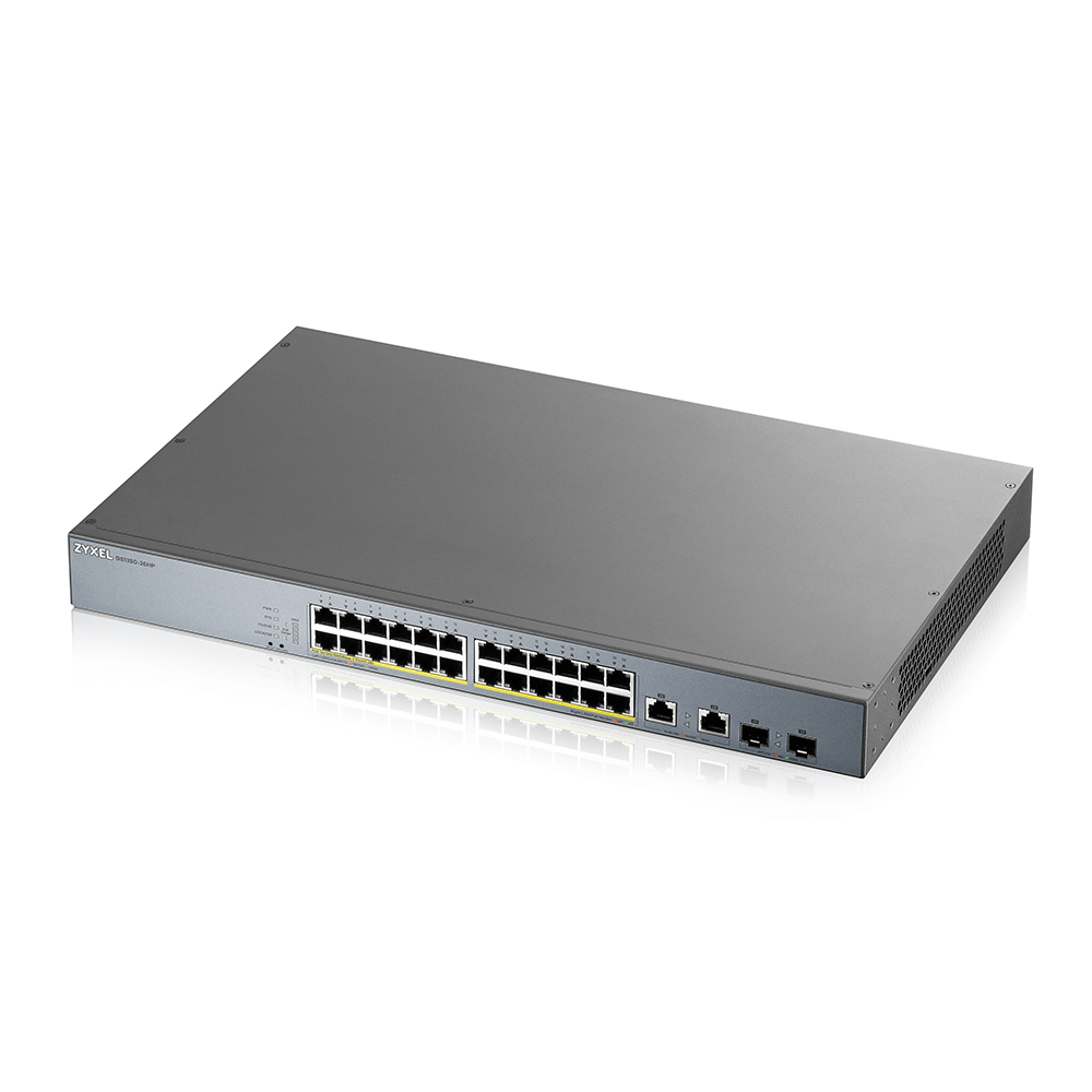 ZYXEL Gs1350-26hp 26 Port Managed Cctv Poe Switch Long Range 375w