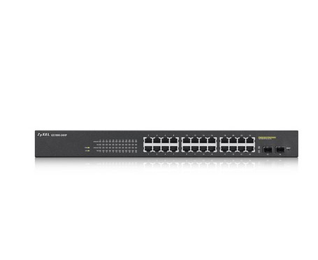 ZYXEL Gs1900-24hp V2 24-port Gbe L2 Poe Smart Switch Rackmoun