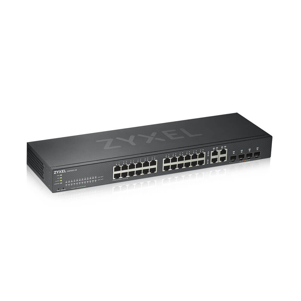 ZYXEL Gs1920-24v2 28 Port Smartswitch Hybird Mode Standalone