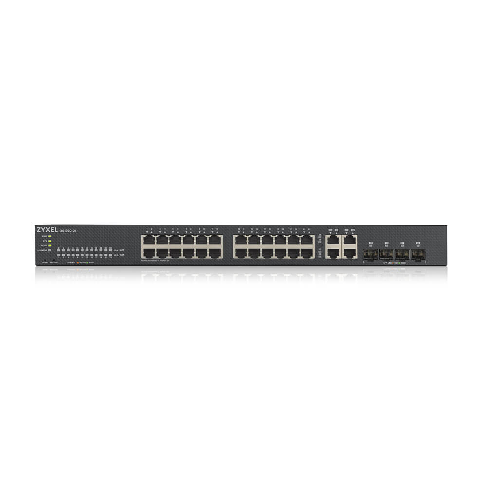 ZYXEL Gs1920-24v2 28 Port Smartswitch Hybird Mode Standalone