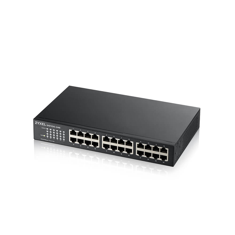 ZYXEL Gs1100 24e - Gbe Unmanaged Switch V3 - 24 Ports Uk