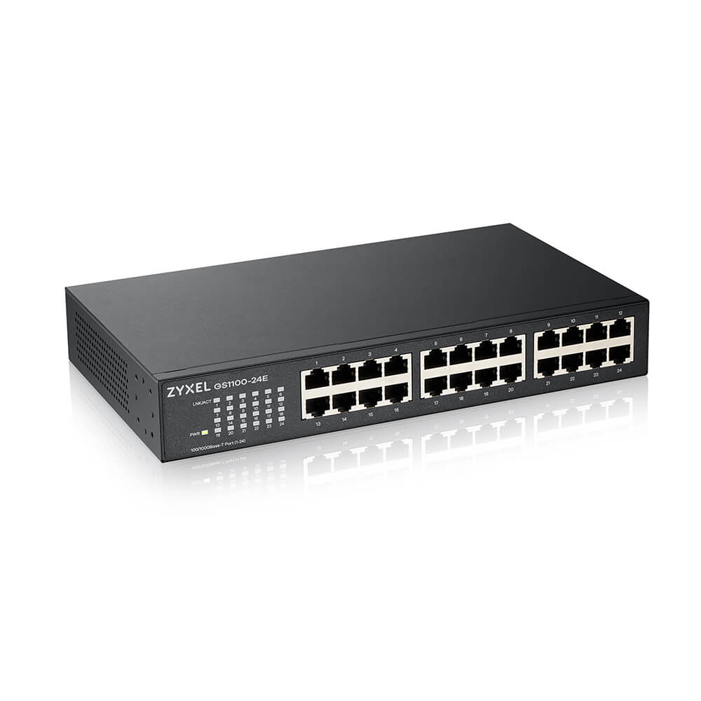 ZYXEL Gs1100 24e - Gbe Unmanaged Switch V3 - 24 Ports Uk