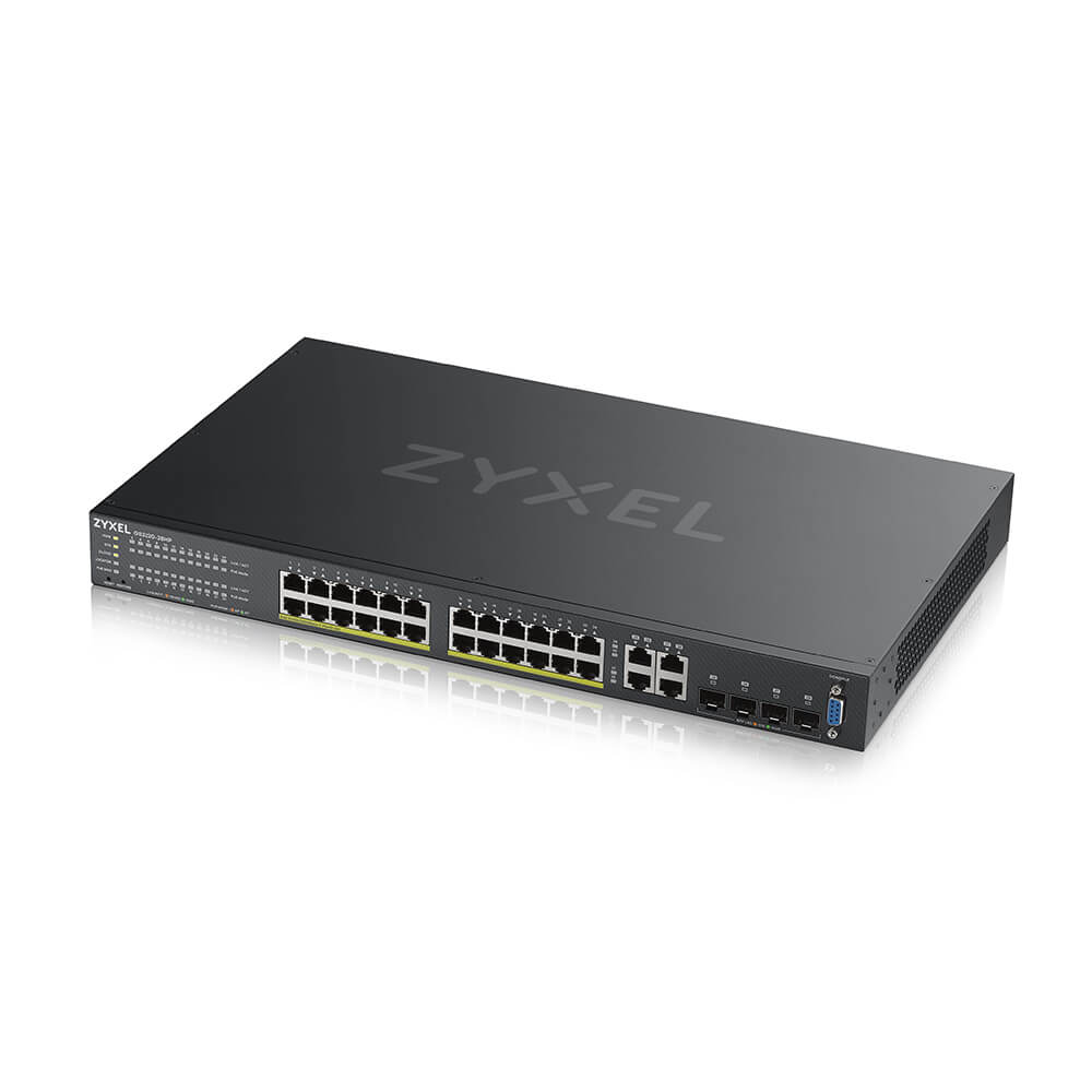 ZYXEL Gs2220 28hp - Gbe L2 Poe Managed Switch - 28 Total Ports Uk