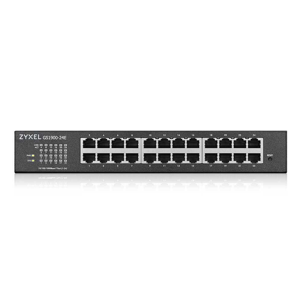 ZYXEL Gs1900 24e V3 - Gbe Smart Managed Switch - 24 Port Uk