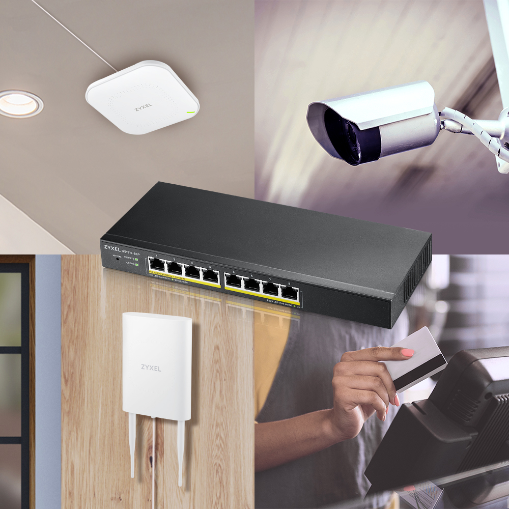 ZYXEL Gs1915 8ep - 60w Poe+ Gigabit Web Managed Switch Nebulaflex Compatible - 8 Port Gb