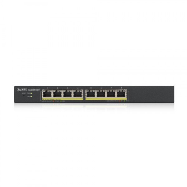 ZYXEL Gs1900 8hp - Gbe Smart Managed Switch Poe+ - 8 Port Gb