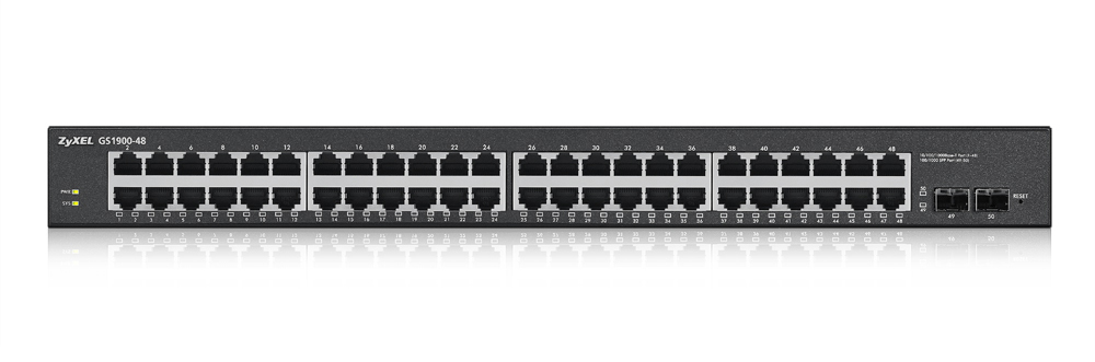 ZYXEL Gs1900 48 V2 - Gbe Smart Managed Switch - 48 Port Gb