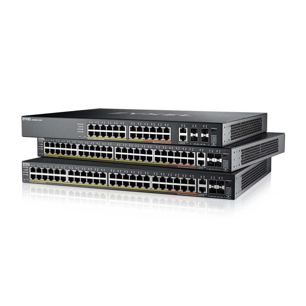 ZYXEL Xgs2220 30hp - L3 Access Nebulaflex Pro Switch Poe 400w - 24x 1g - 2x 10mg - 4x 10g Sfp+ Gb
