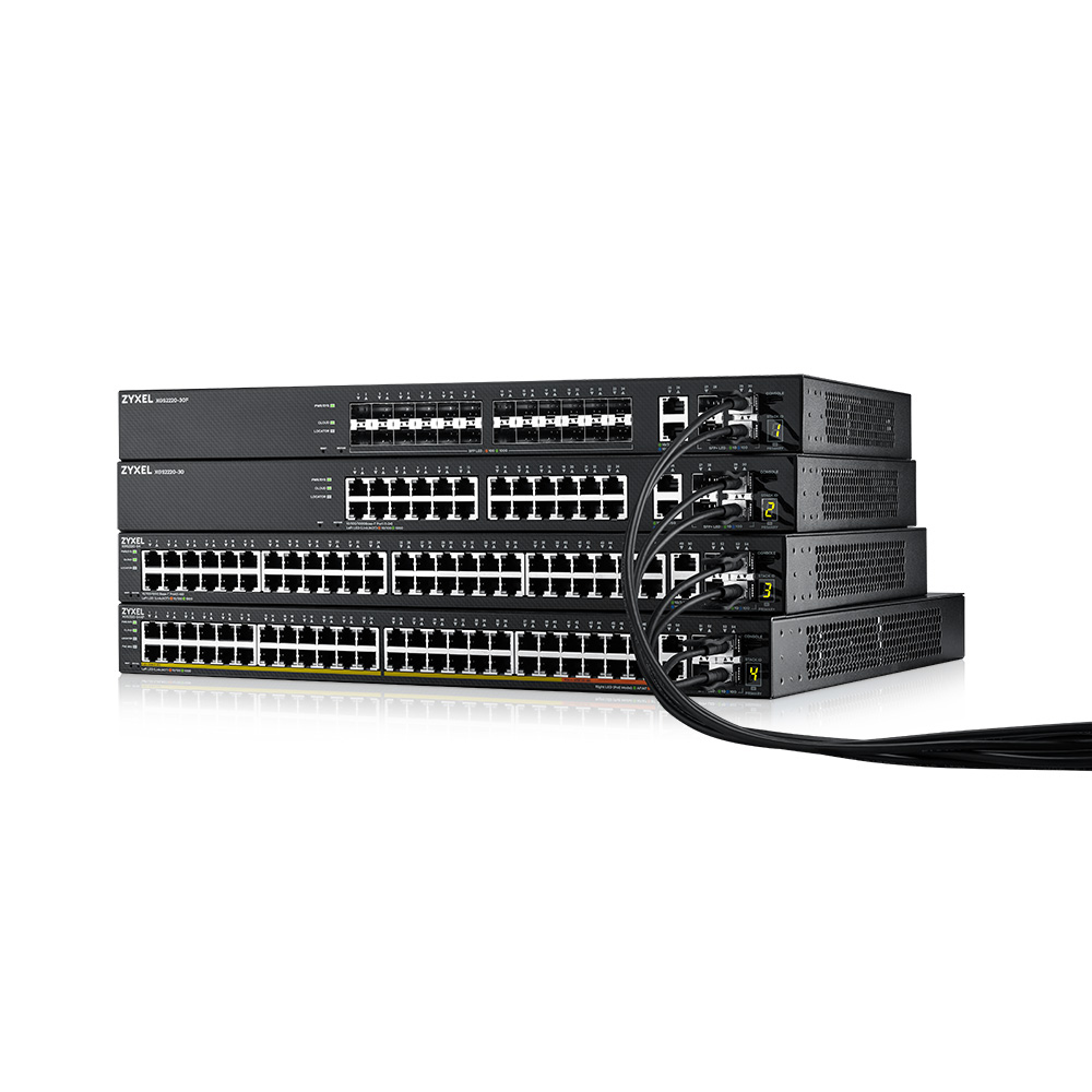 ZYXEL Xgs2220 30hp - L3 Access Nebulaflex Pro Switch Poe 400w - 24x 1g - 2x 10mg - 4x 10g Sfp+ Gb
