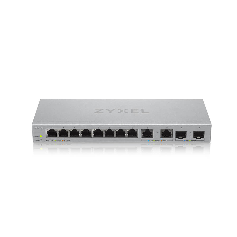 ZYXEL Xgs1210 12 V2 - 12port Web Managed Multi Gigabit Switch With 2x 2.5g And 2x 10g Sfp+
