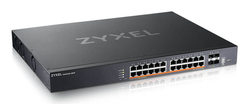 ZYXEL Xmg2230-28hp - 24-port Gbe And 2.5g L3 Access Switch With 4x 10g Uplink