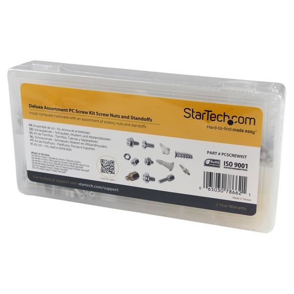STARTECH.COM Assortment Of 12 Common Pc Screws With Plastic Carrying Case