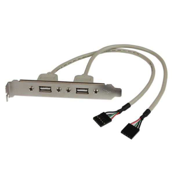 STARTECH.COM USB I/o Port Cable Pc Backplate 2-port USB With Cables To MB