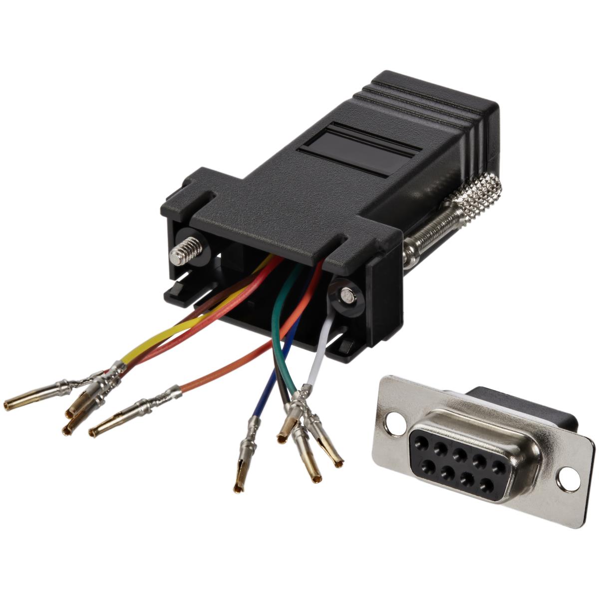 STARTECH.COM Network Adapter Converter Db9 Female To Rj45 Female