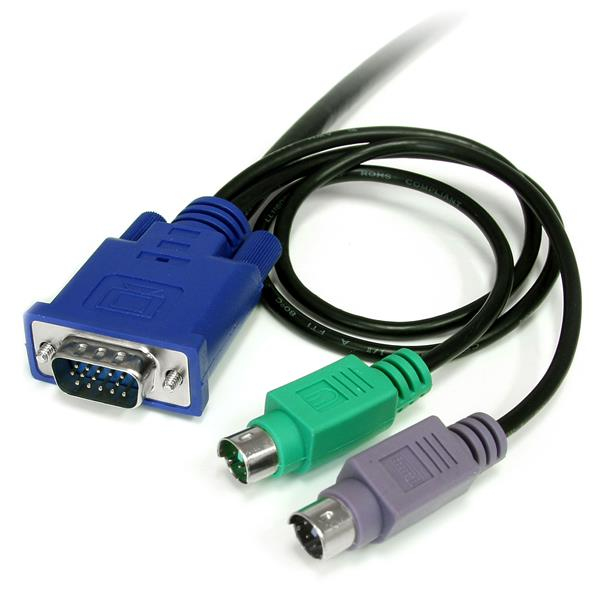 STARTECH.COM Cable For KVM 3-in-1 Ultra Thin Ps/2 2m