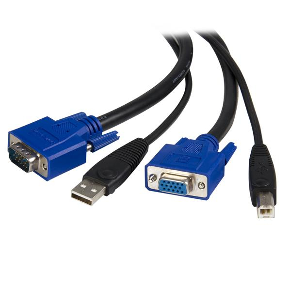 STARTECH.COM Cable For KVM 2-in-1 USB/ Vga 2m