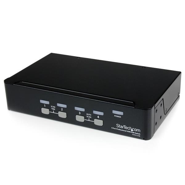 STARTECH.COM KVM Switch With Hub 4 Port Professional Vga USB