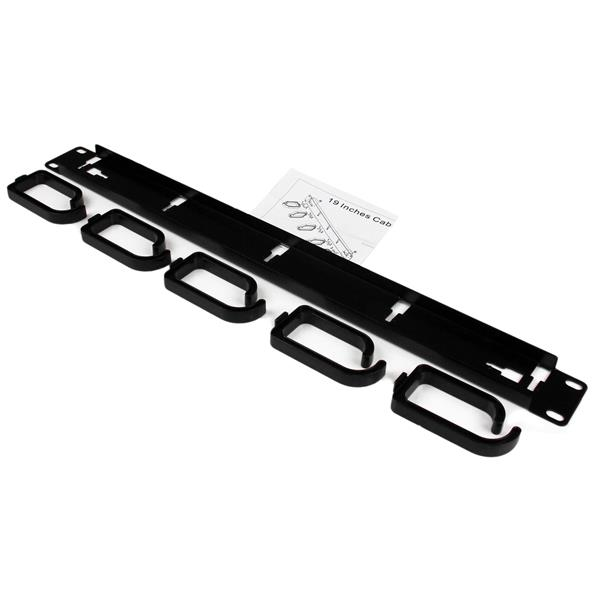 STARTECH.COM Metal Rackmount Cable Management Panel 1u 19in