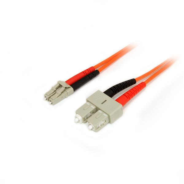 STARTECH.COM Fiber Optic Cable 50/125 Multimode Duplex Lc-male/ Sc-male 1m