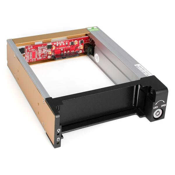STARTECH.COM Drive Drawer Removable Aluminum SATA Black