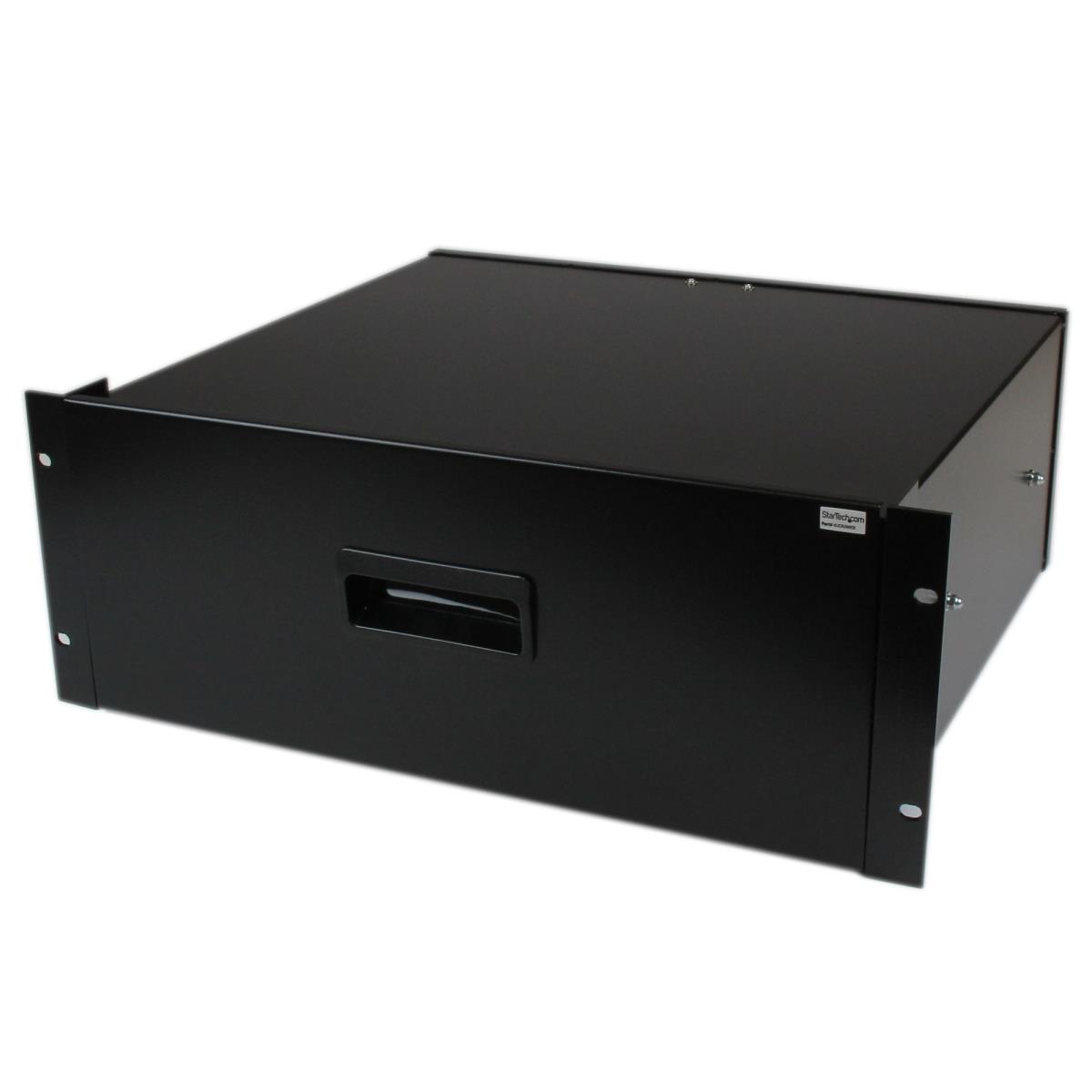 STARTECH.COM 4U BLACK STEEL STORAGE DRAWER FOR 19IN RACKS AND CABINETS