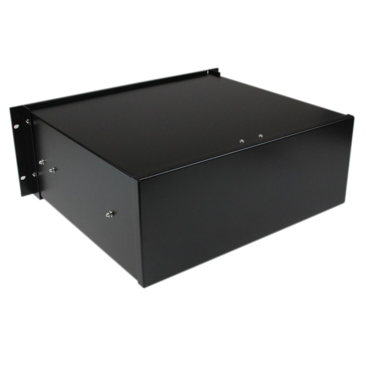 STARTECH.COM 4U BLACK STEEL STORAGE DRAWER FOR 19IN RACKS AND CABINETS