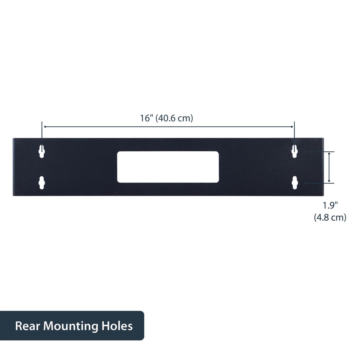 STARTECH.COM Wallmount Bracket 2u 19 Inch Hinged