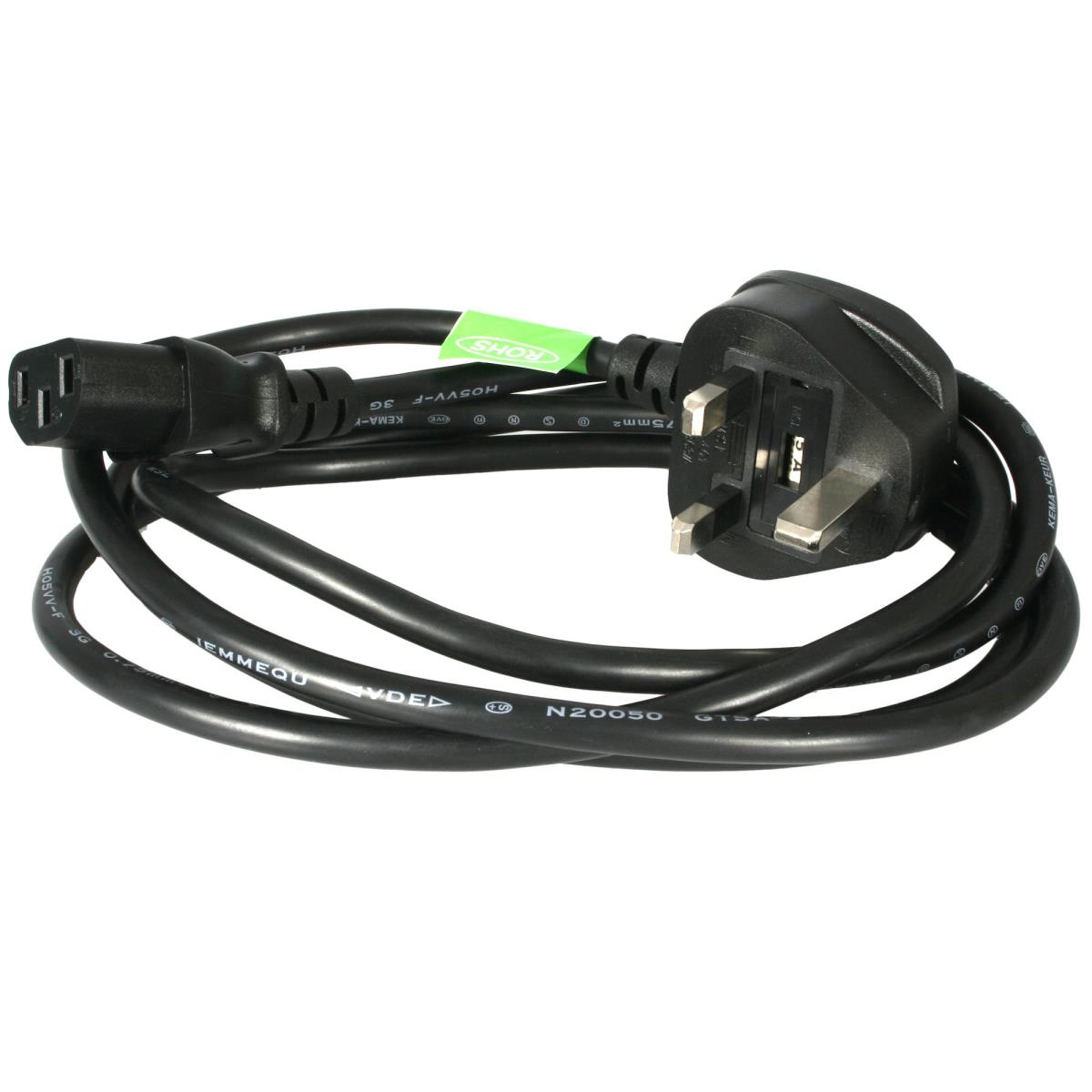 STARTECH.COM Uk Computer Power Cord Cable 2m (pxt101uk)
